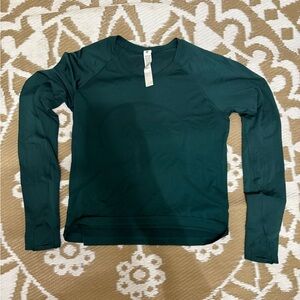 lululemon athletica Dark Green Long Sleeve Top